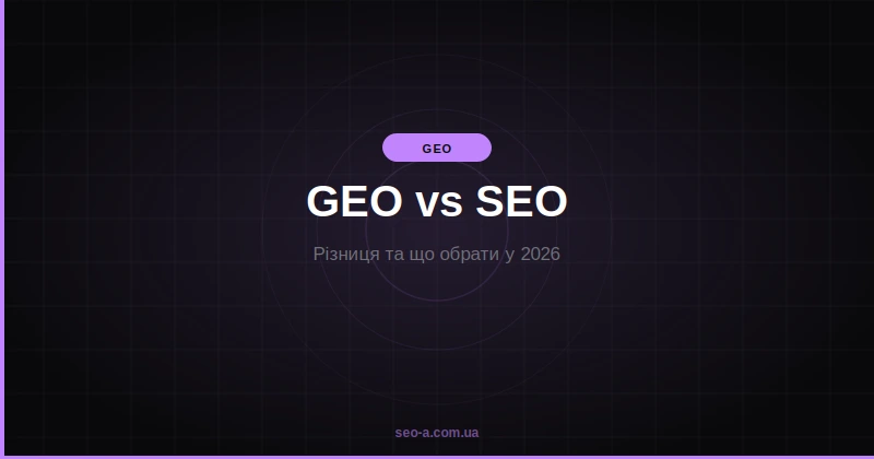 GEO vs SEO