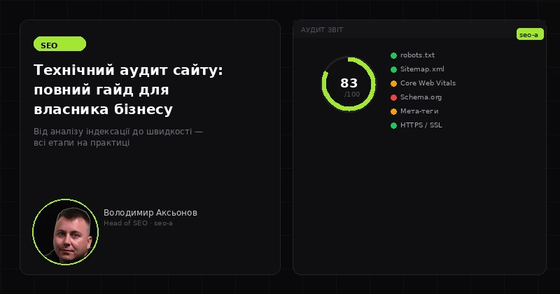Технічний аудит сайту: повний гайд